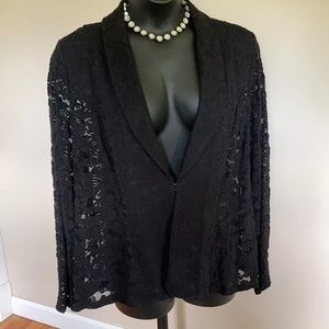 INC International Concepts Lace Blazer